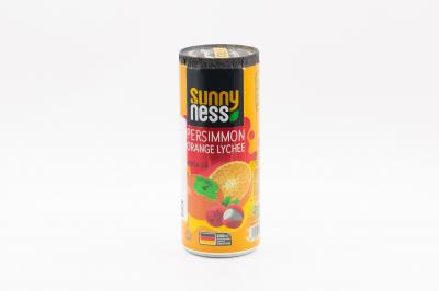 Напиток безалкогольный сокосодержащий Sunny Ness Хурма, апельсин, личи (Иран) 240мл ж/б