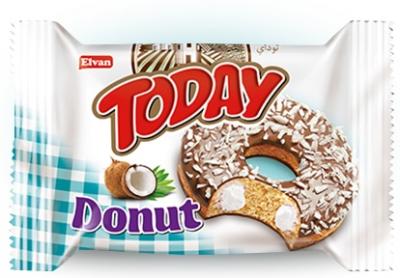 Кекс Today Donut вкус кокос 50 грамм