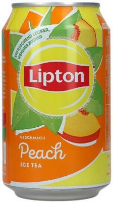 Напиток негаз. б/а холодный чай Lipton Ice Tea Персик 330 мл ж/б